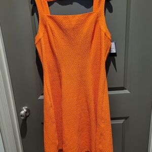 Doncaster orange dress, size 14